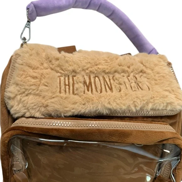 Labubu The Monsters Fuzzy ITA style Backpack - Picture 3 of 7